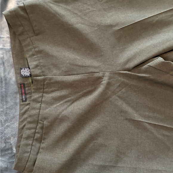 New York & Company City Stretch Pants in Olive Slacks Trousers Size 8 - Picture 3 of 5